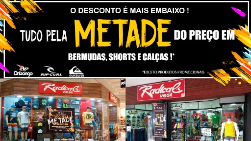 Radical Vest lança megaliquidação para você ficar ok pela metade do preço
