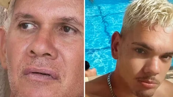 Milton Gonçalves Filho e o filho, Leonardo Gonçalves, suspeitos de matar Sabrina de Almeida Lima e os filhos dela em Jaboticabal, SP - Foto: Reprodução/EPTV e Arquivo pessoal