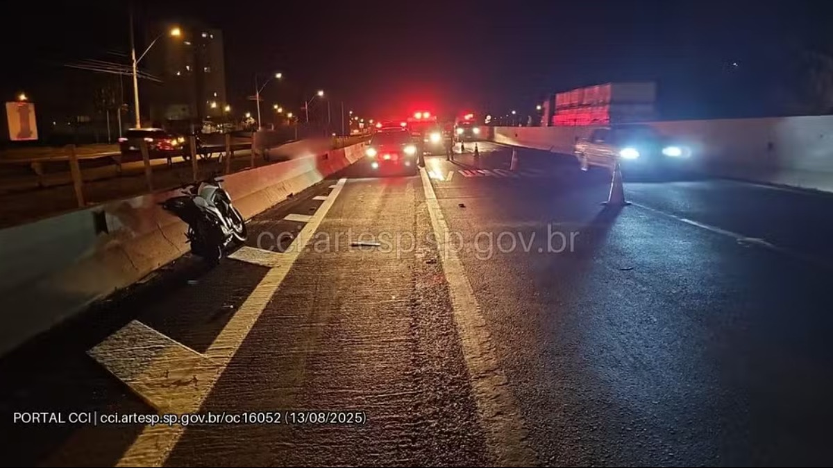 Polícia investiga o que aconteceu em acidente que matou motociclista em Sertãozinho
