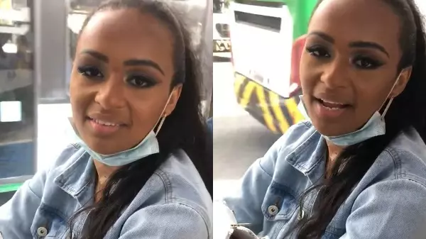 Ex-BBB Natália postou vídeo andando de ônibus e brincou com a situação