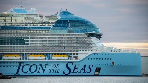 Navio de cruzeiro Icon of the Seas  Foto: Miguel J. Rodriguez Carrillo - Associated Press - Foto: Miguel J. Rodriguez Carrillo - Associated Press