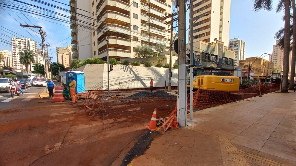 Ribeirão Preto segue com obras e interdições totais na região central