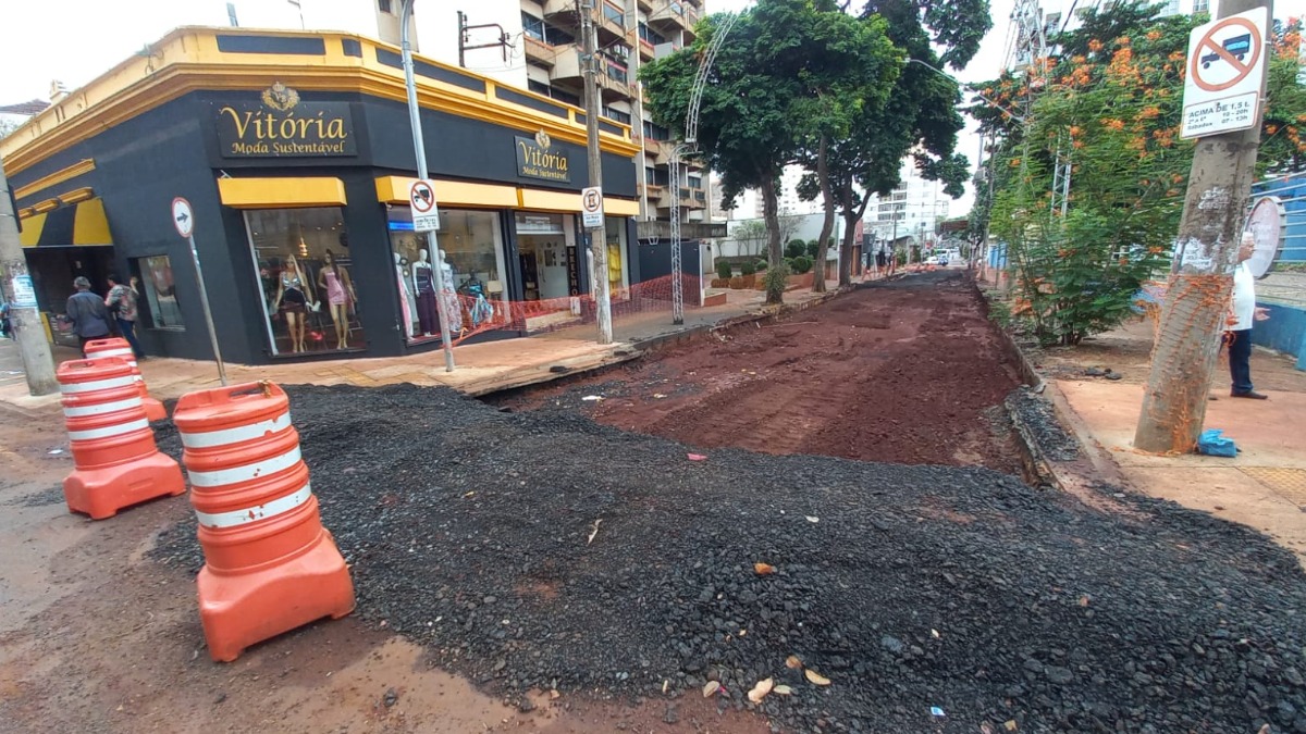Sindicato do Comércio lamenta os atrasos nas obras do Centro de Ribeirão