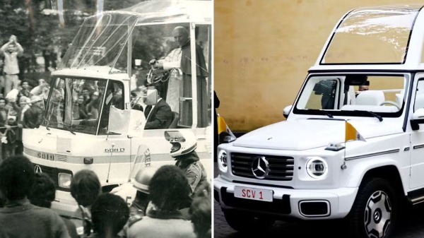 Quais as diferenças entre o Papamóvel atual e primeiro?