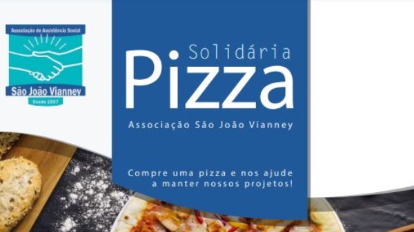 Associação São João Vianney faz pizza solidária para manter projetos