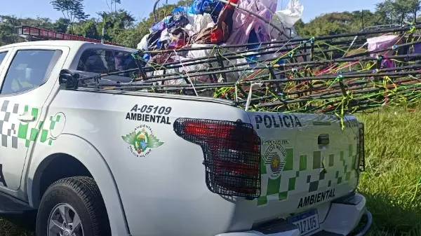 Cinco homens são detidos por soltarem balões no Swiss Park