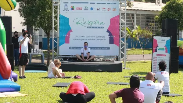 No CAIC, 2º Respira São Carlos reforça campanha de vacinação
