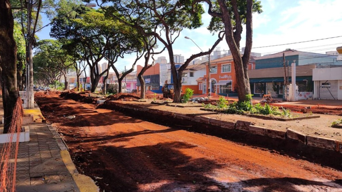 Obras de revitalização da avenida Nove de Julho devem ser retomadas a partir desta segunda (22)