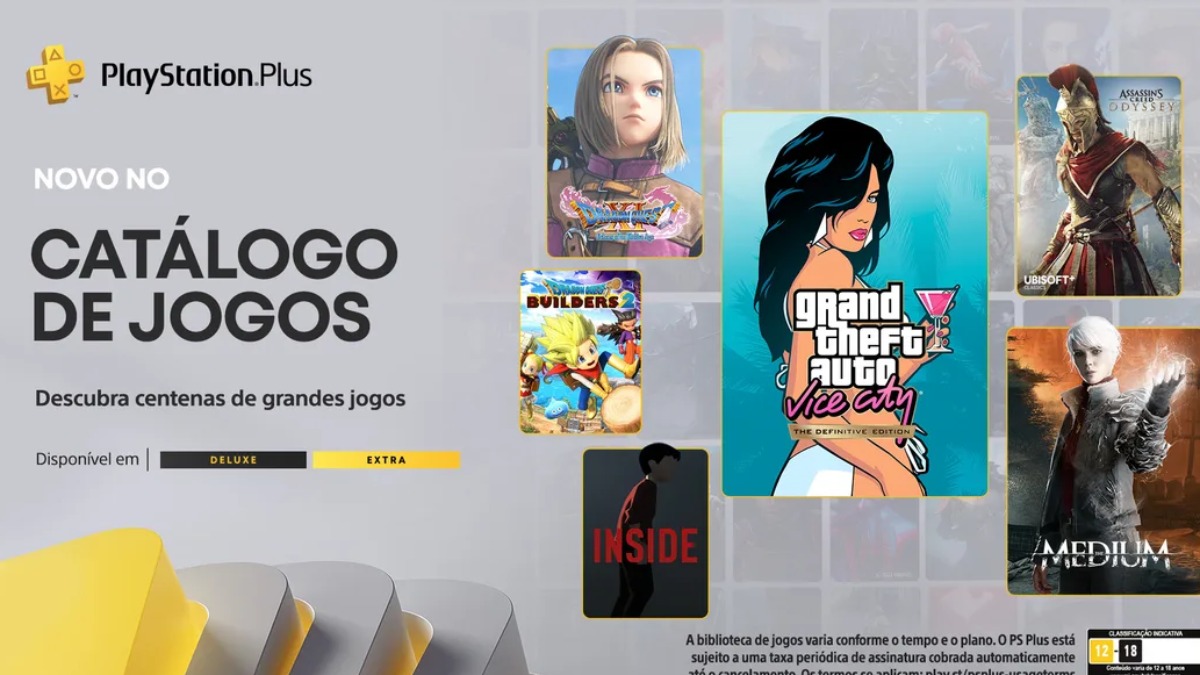 PlayStation anuncia jogos que chegarão ao catálogo da PS Plus
