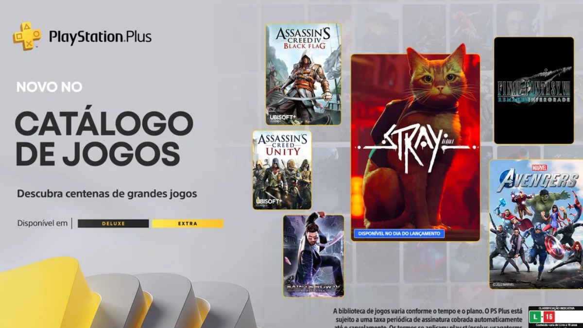 Jogos do PS Plus Extra e Deluxe de setembro são revelados