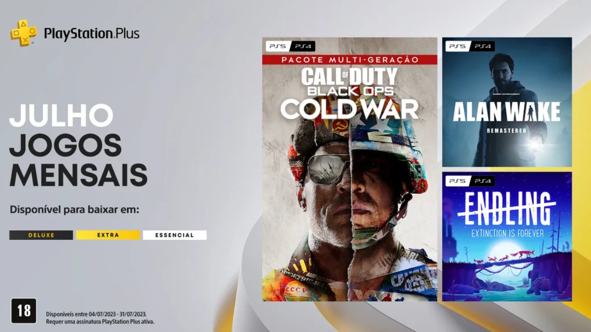 PlayStation Plus: anunciados os novos jogos que entram no catálogo
