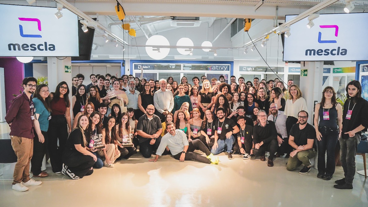 Participantes do Motiv.se reunidos ao final do evento, realizado no Mescla, da PUC-Campinas - Crédito: Divulgação