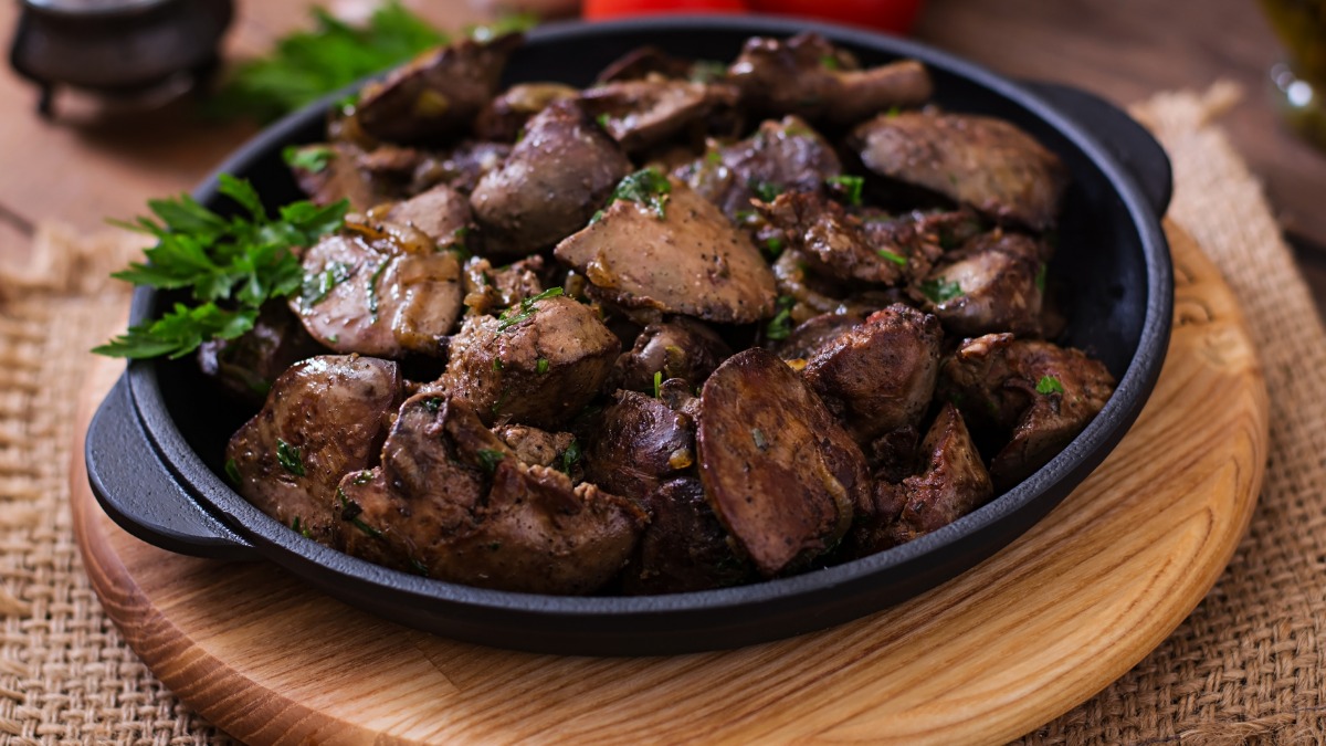 Fígado Acebolado  Receitas de Carnes em