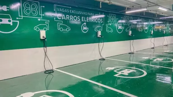 Shopping de Ribeirão amplia vagas para recarga de veículos elétricos