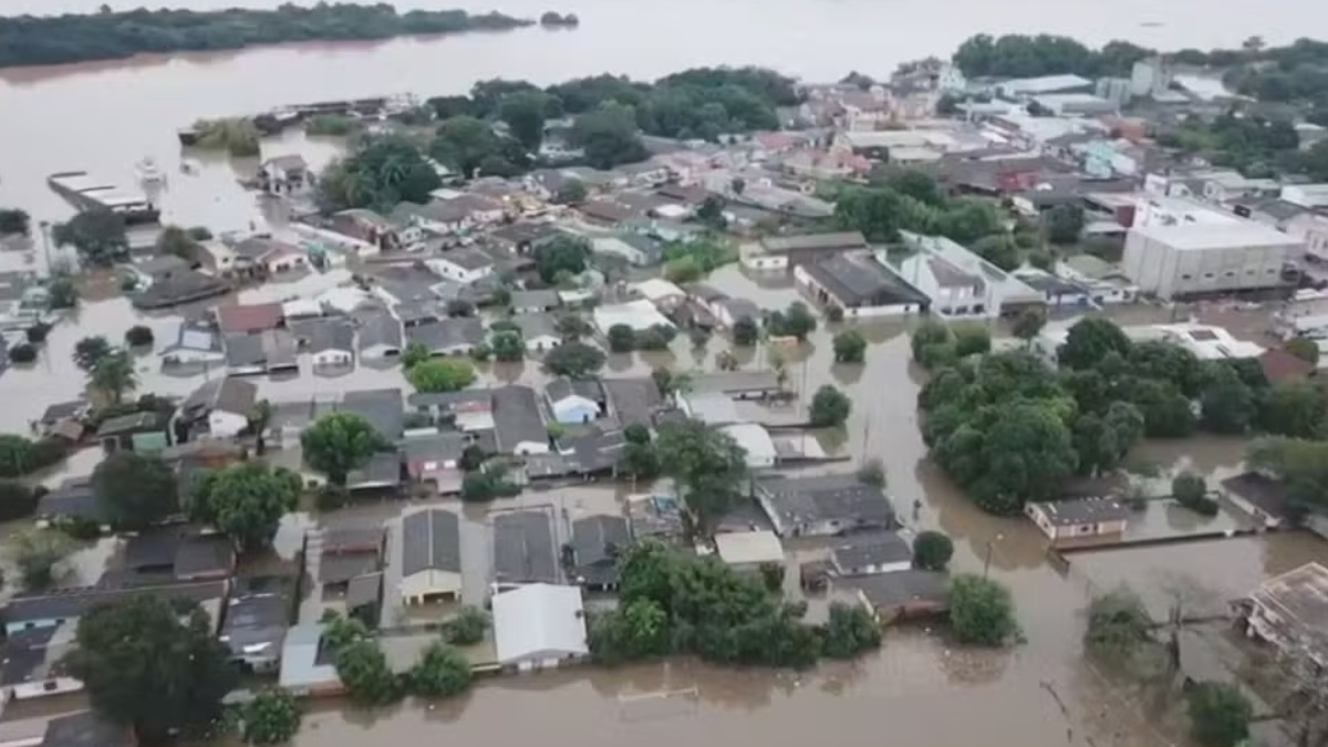 Cidades no Rio Grande do Sul estão sob inundações - Foto: Reprodução/TV Globo