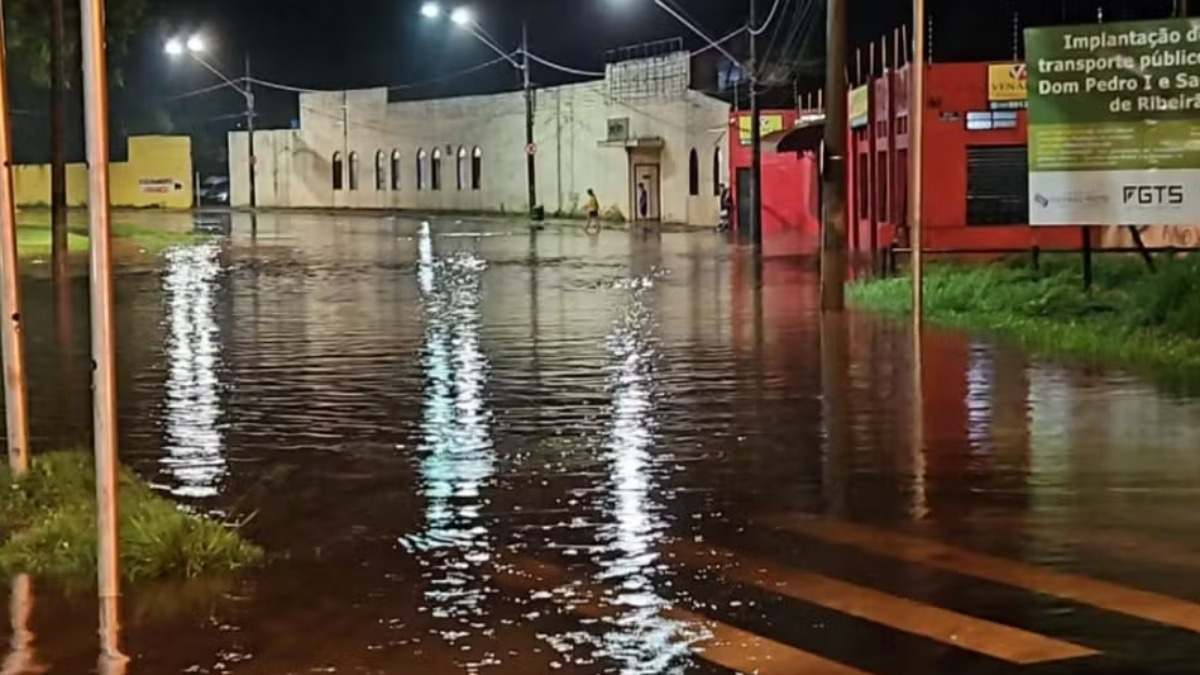 Dados da Ciiagro apontam que choveu 96,3 milímetros em Ribeirão nesta quarta-feira (17)