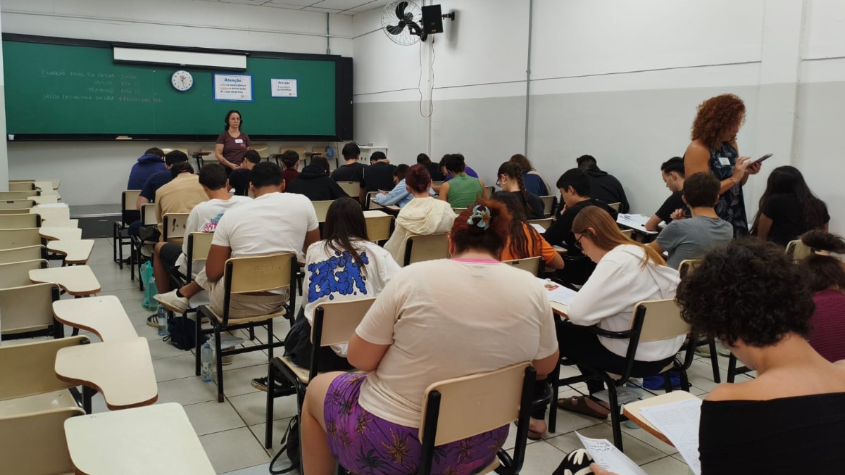 No total, 14.540 estudantes se inscreveram para a prova, que acontece em 26 de julho (Crédito: Rafael Silveira)