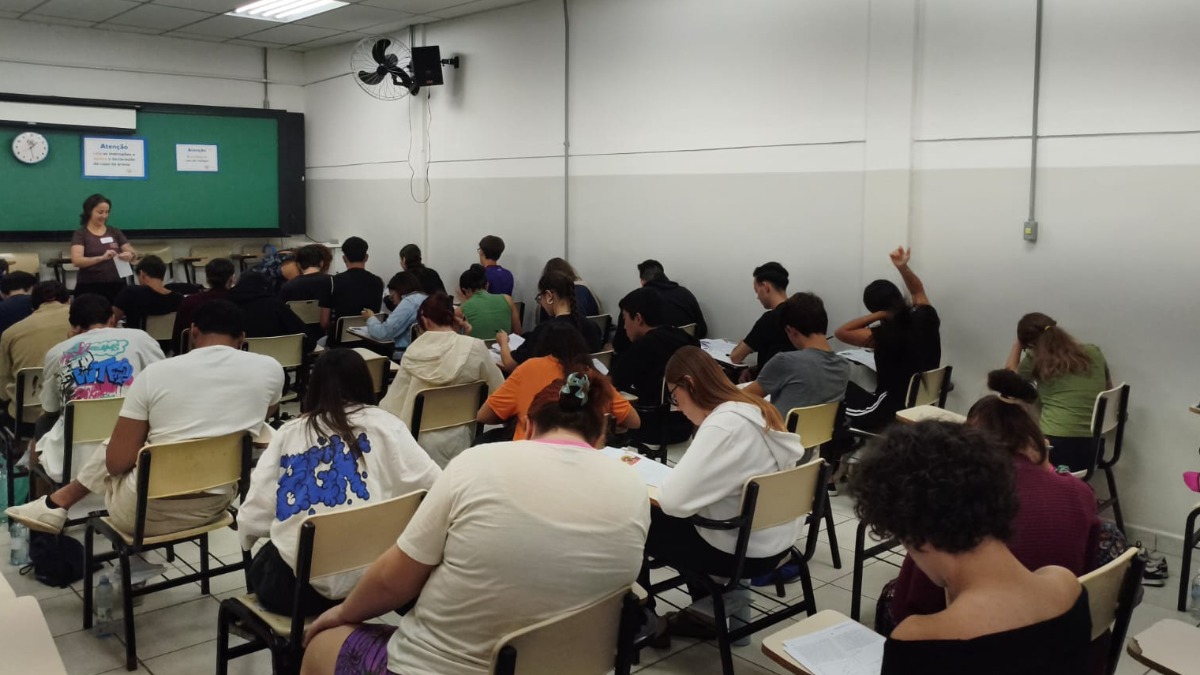 Primeiro simulado da Fuvest em 2026 (Foto: Rafael Silveira)