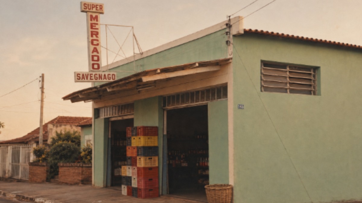 Primeira loja do Savegnago, inaugurada em 1976, em Sertãozinho (SP) - Crédito: Divulgação
