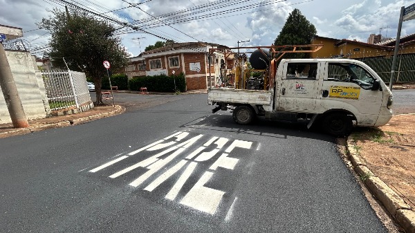Prefeitura leva dez dias para realizar pintura de sinalização em Ribeirão Preto