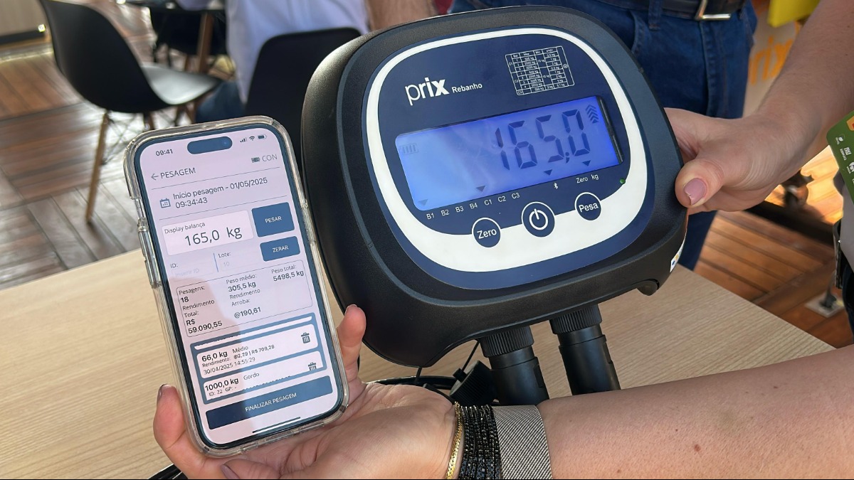 Sistema inteligente de pesagem turbina produtividade no agro