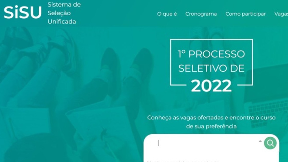 Simulador Sisu 2022 - simular nota de corte dos cursos