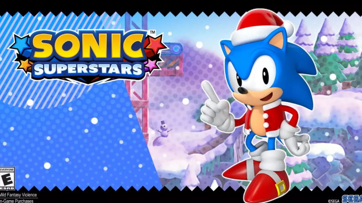 DLC para Sonic Superstarts traz a roupa do papai noel