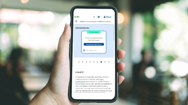 Prazo para entrar na lista de espera do Prouni começa nesta quarta-feira