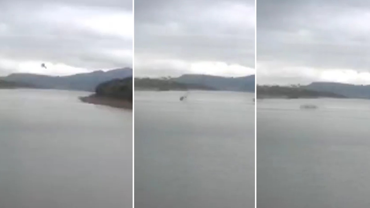 Vídeo: helicóptero com 4 ocupantes cai em Capitólio, em Minas Gerais -  tudoep
