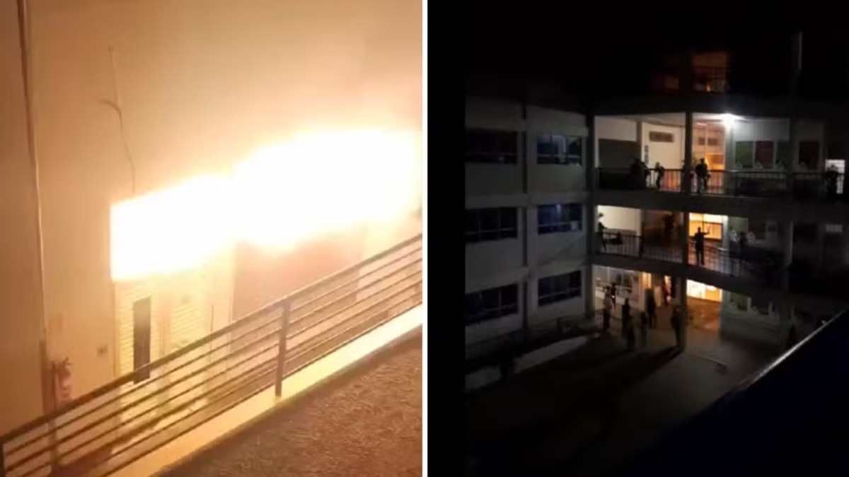 Transformador explode e causa pânico em alunos de universidade em Bebedouro