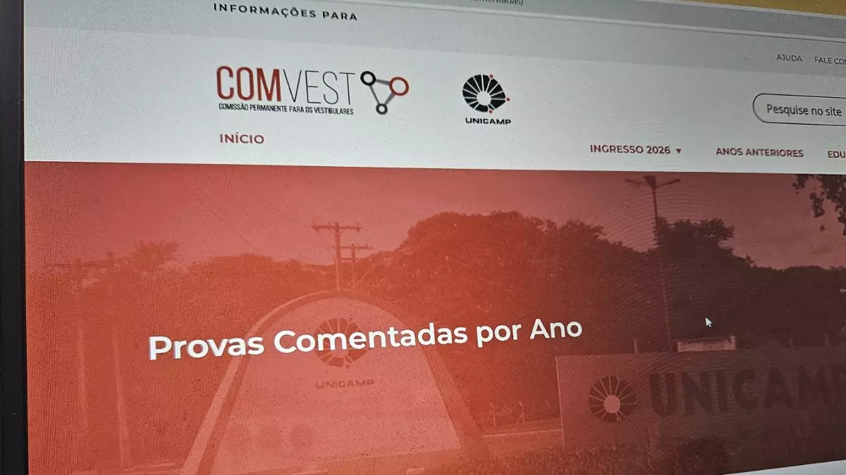 Material, disponível no site da Comvest, faz uma análise das provas desde 1998 (Foto: Reprodução)