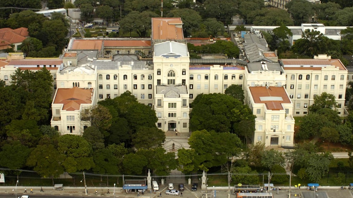 Vista aérea da Faculdade de Medicina da USP (Foto: Divulgação/USP)